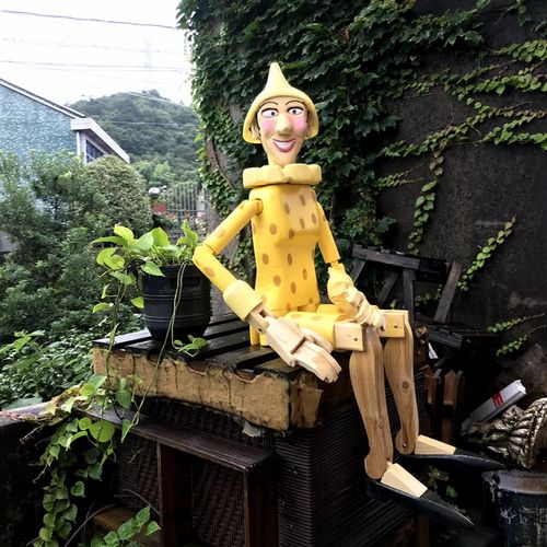 手工木质公仔摆件木制关节木偶模型人偶玩具店铺装饰定制礼物