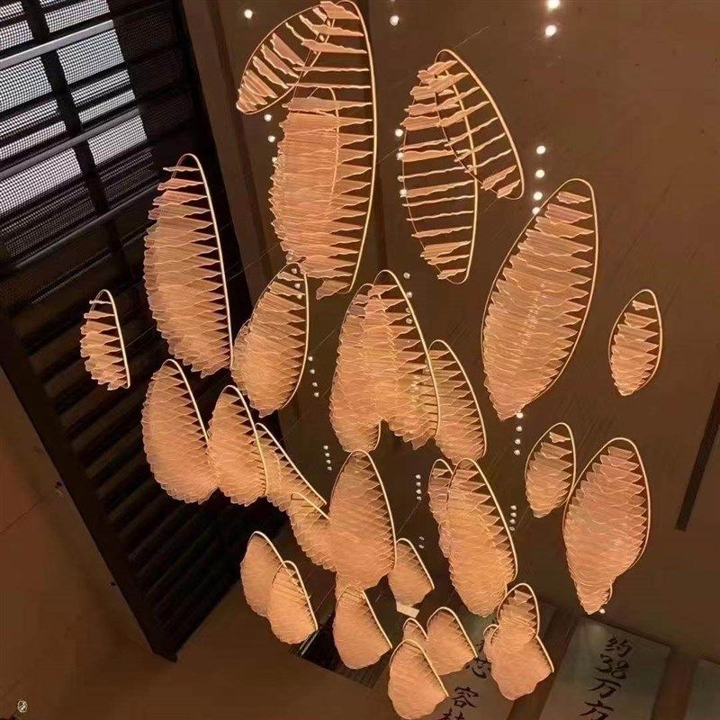 定制酒店大堂宴会厅婚礼堂售楼部沙盘餐厅KTV工程亚克力造型吊灯,家装灯饰光源,酒店/宴会厅/餐饮吊灯,淘宝优惠券,粉丝福利购,淘宝优惠卷