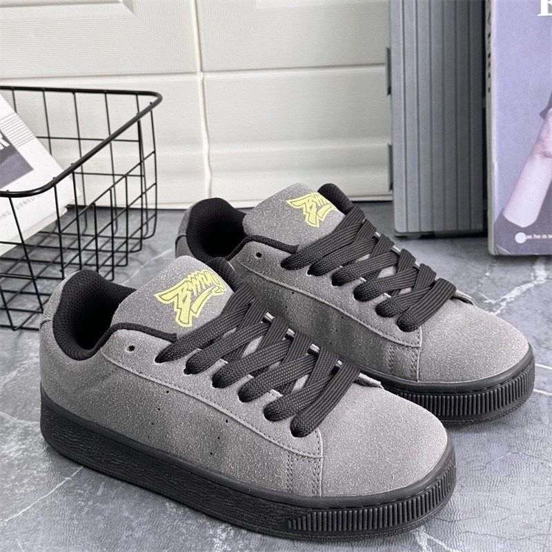 小众美式板鞋新款休闲面包鞋男款情侣鞋子秋冬高级感黑色运动鞋女