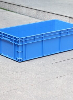 eu4822物流周转箱800*400*230加长塑料盒物流箱大号箱子窄长胶框