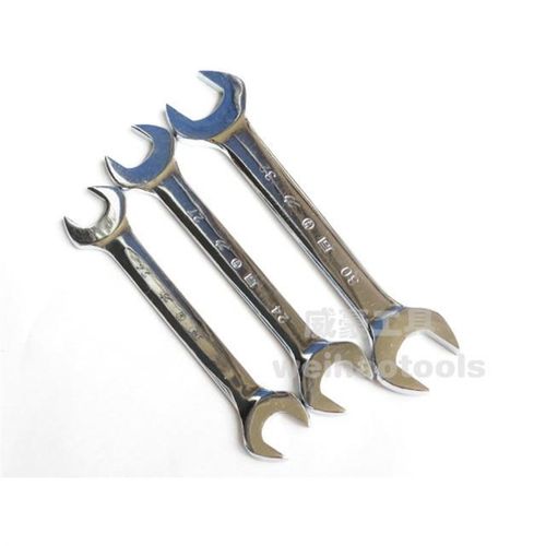 开口扳手套装 同力镀铬双头呆扳手 开口扳手公制8件套5.5(6)-24