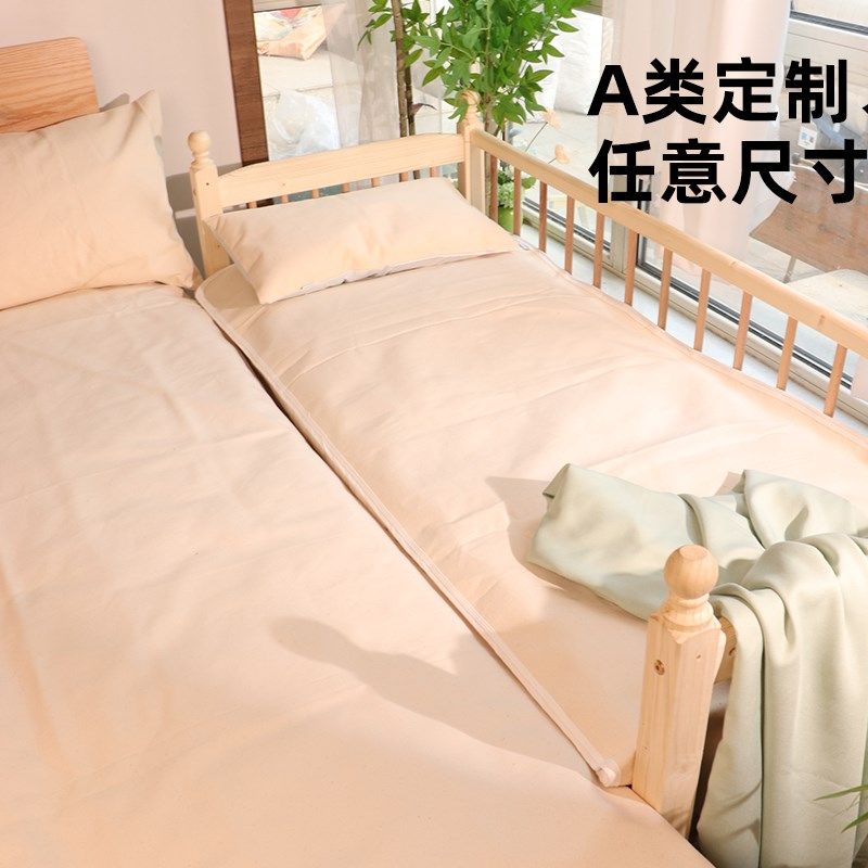 拼接床凉席加厚老帆布床单婴幼儿a类宝宝夏天小尺寸纯棉粗布定制