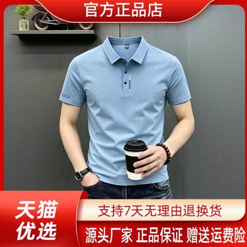 师凯服饰Amphelisia26年夏季新款翻领男士POLO衫透气高品质短袖