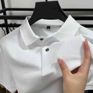 夏季 POLO衫 短袖 商务c翻领纯棉休闲纯色半袖 新款 STU轻奢男装 男士