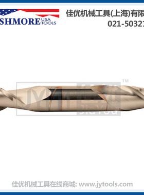 RUSHMORE USA 2刃短型整体硬质合金双头立铣刀