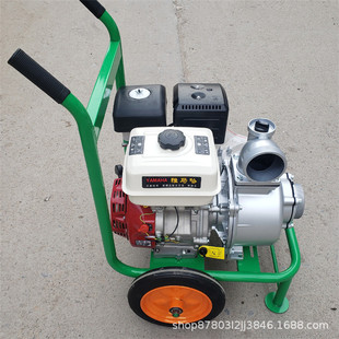 4-6寸农田灌溉泵 移动便捷手推抽水机 小型汽油抽水泵