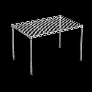 金属桌面高架隔层小落地收纳架内可调节架子40厨房置物架单层橱柜