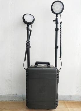 GAD512便携式移动照明系统 LED升降工作灯 防汛箱式应急灯2*27W