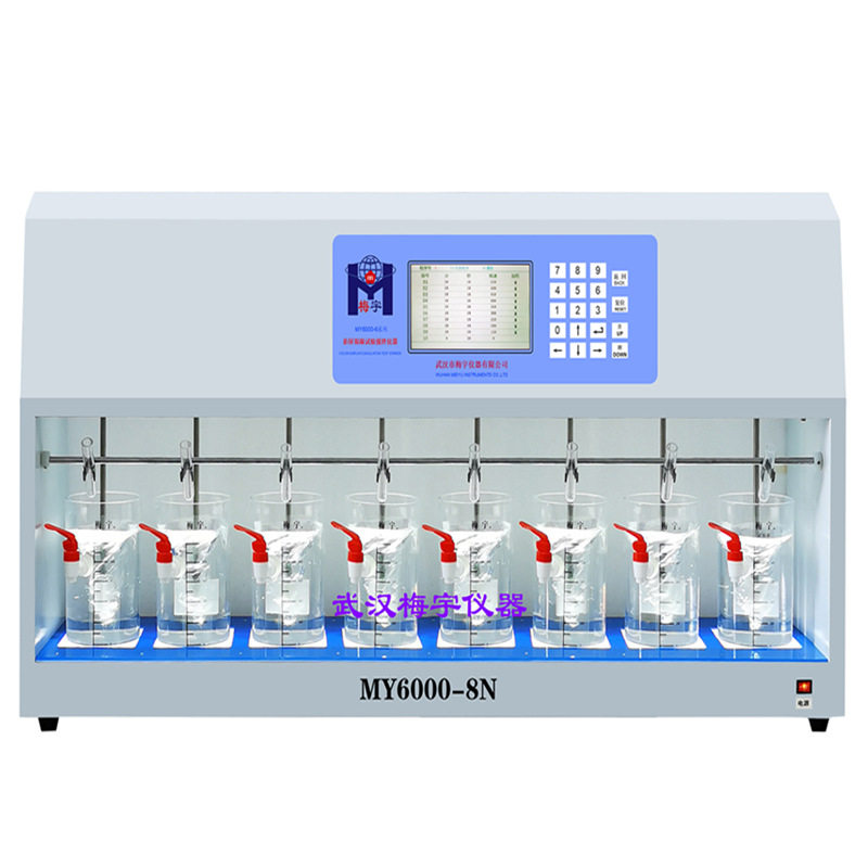 武汉梅宇MY6000-8N混凝试验搅拌机(中文和英文双显系统)