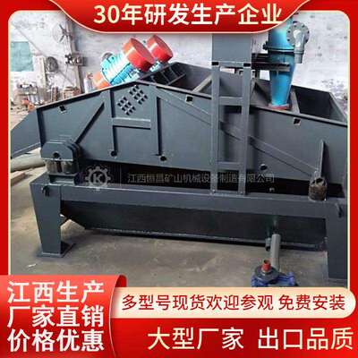 湖南1848型高频振动脱水筛机制砂生产线砂石脱水设备