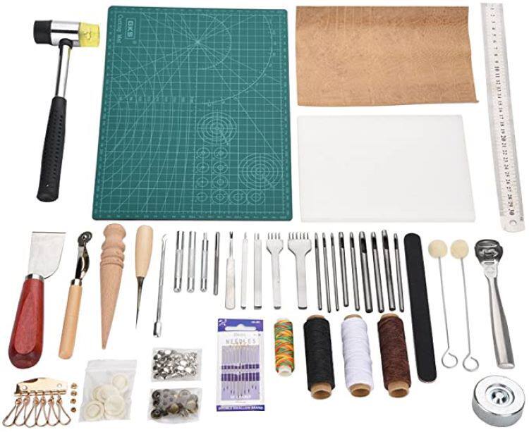 厂家直销DIY皮革工具 手工皮革工具套装 手缝菱斩工艺套装01款