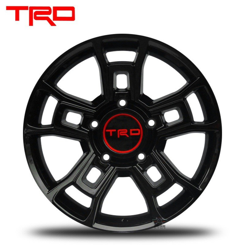 TRD 陆巡酷路泽LC200 LC70 79 80坦途 86 18寸越野轮毂橡胶通哨庆