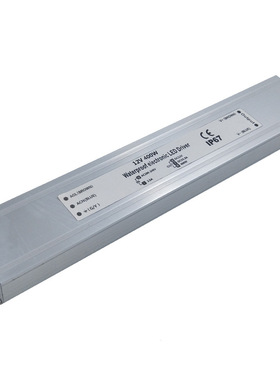 3年质保LED工业恒压防水电源24V400W户外超薄洗墙灯开关电源IP67