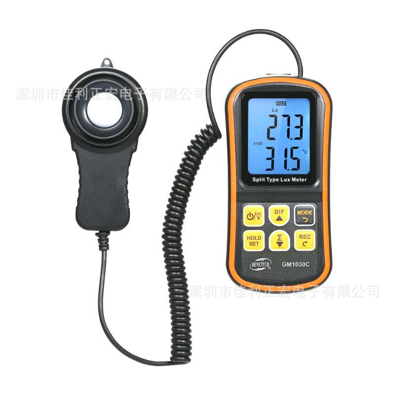标智GM1030/GM1030C/GM1040/GM1040B照度表温度照度数字照度计