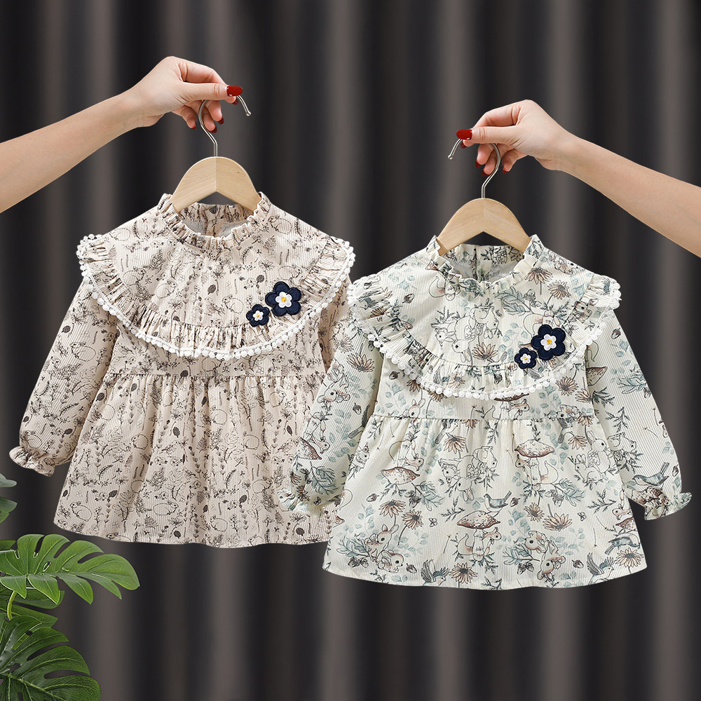 灯芯绒女宝宝罩衣儿童围裙秋冬防水防脏婴幼儿吃饭围兜洋气反穿衣,童装/婴儿装/亲子装,反穿衣/罩衣,淘宝优惠券,粉丝福利购,淘宝优惠卷