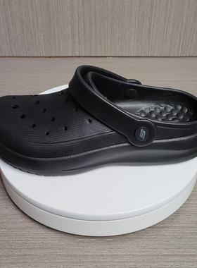 斯凯奇男鞋夏款洞洞鞋休闲透气运动轻便沙滩凉拖鞋243250