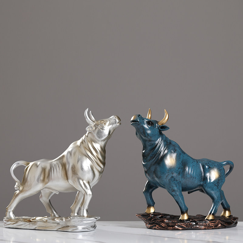 招财牛摆件工艺品创意美式客厅办公室玄关装饰品摆设电视柜桌面,家居饰品,装饰摆件,淘宝优惠券,粉丝福利购,淘宝优惠卷