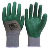 创信 劳保手套耐磨加厚PVC塑胶橡胶皮男工地干活工作防护牛筋浸胶