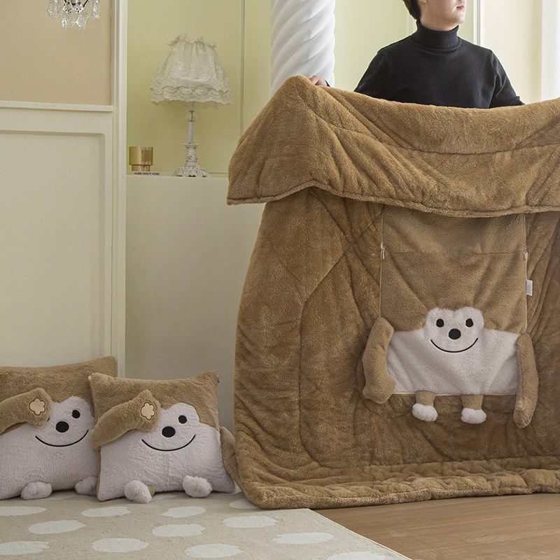 抱枕被子两用个性可爱办公室午睡被车内靠枕毛毯车用靠垫枕头四季,居家布艺,抱枕被,淘宝优惠券,粉丝福利购,淘宝优惠卷