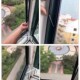家用铝合金纱窗框内开窗专用防蚊虫沈阳纱窗定制免打孔白色断桥铝
