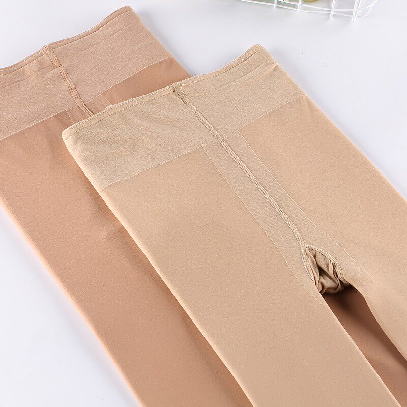 光腿神器女秋冬裸感超自然双层肉色打底裤丝袜加厚加绒踩脚连袜