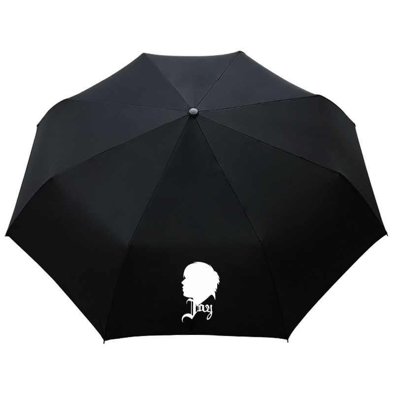 周杰伦周边防晒防雨两用防紫外线雨伞钛银布加固大号遮阳自动雨伞
