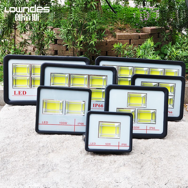 朗帝斯LED投光灯户外防水篮球场工地照明灯200w500W大功率投射灯