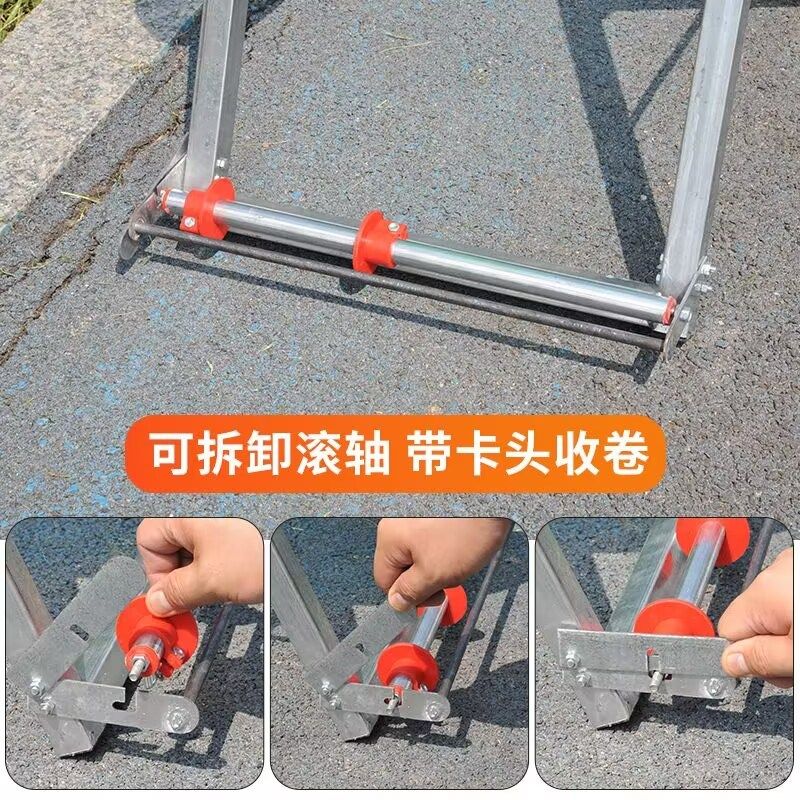 农用浇地卷水带神器手摇落地式水管收卷器灌溉收管放管百米架子