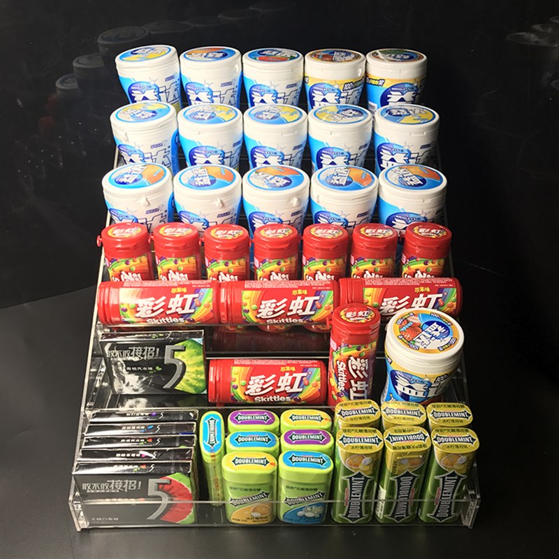 便利店超市前台收银台置物架收纳架放口香糖架子展示架零食架货架