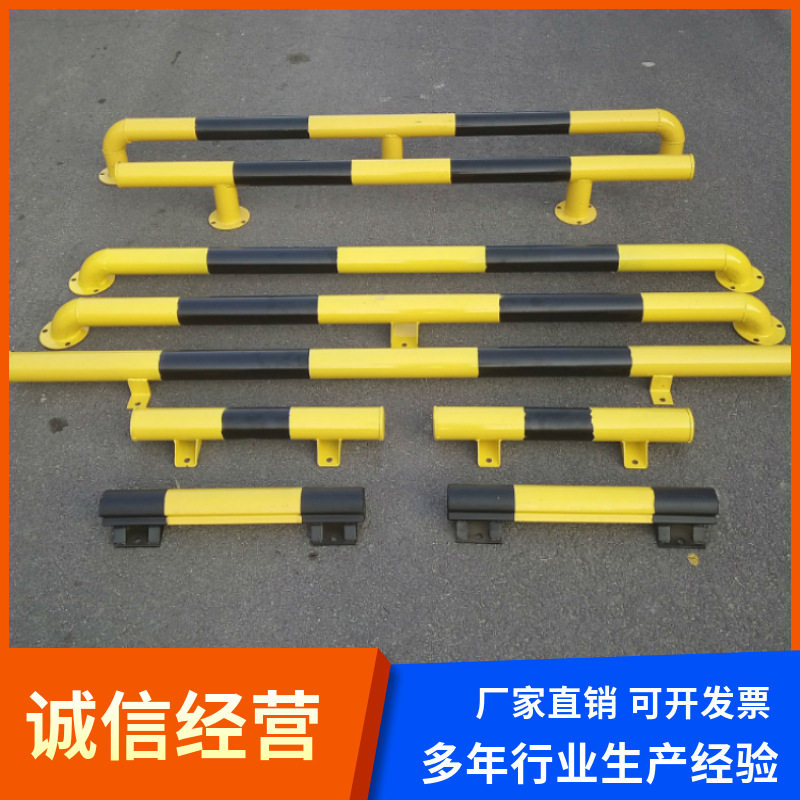 加厚钢管M型加油站防撞护栏道路加固防撞护栏停车位隔离U型桩