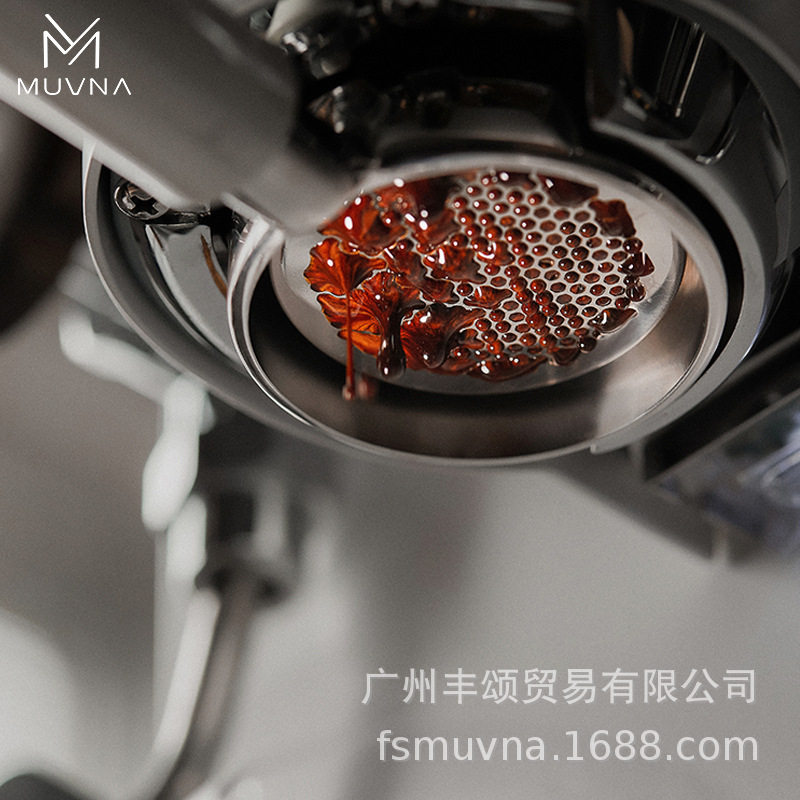 意式咖啡机手柄58mm精密粉碗翅影萃取过滤网双层无底手柄粉碗51mm