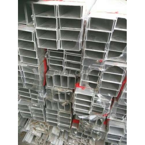 6061铝方管  胚料扁管空性方管建筑合金管铝合金窗户