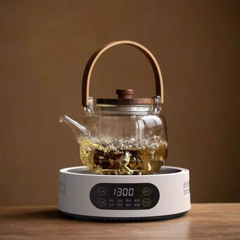 围炉煮茶电陶炉煮茶器室内家用电茶壶玻璃耐高温茶壶茶具套装一件