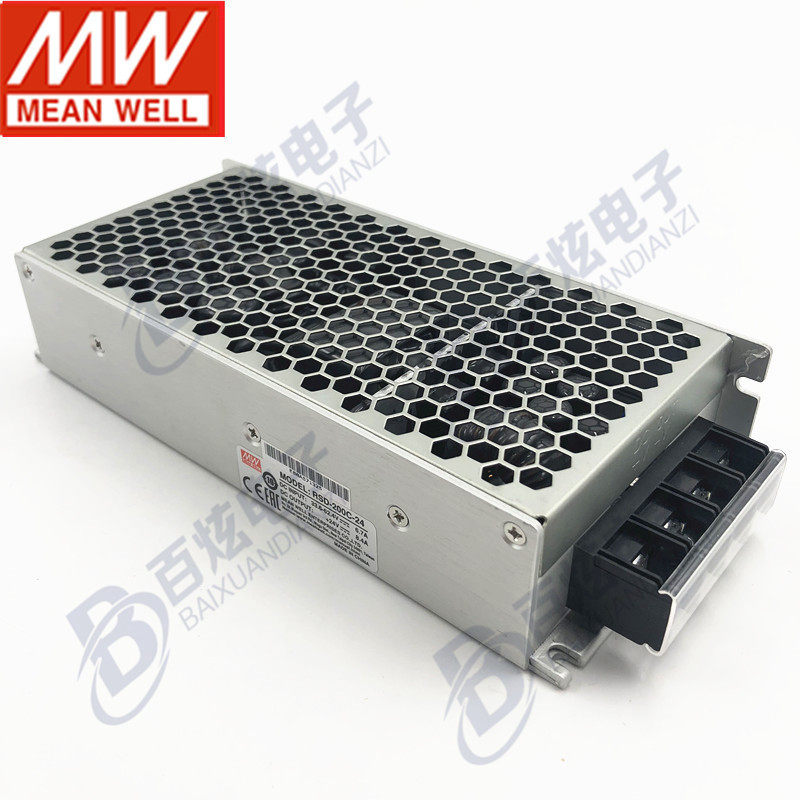 台湾明纬RSD-200C-24 200W 28.8~67.2V变24V8.4A DC转DC开关电源