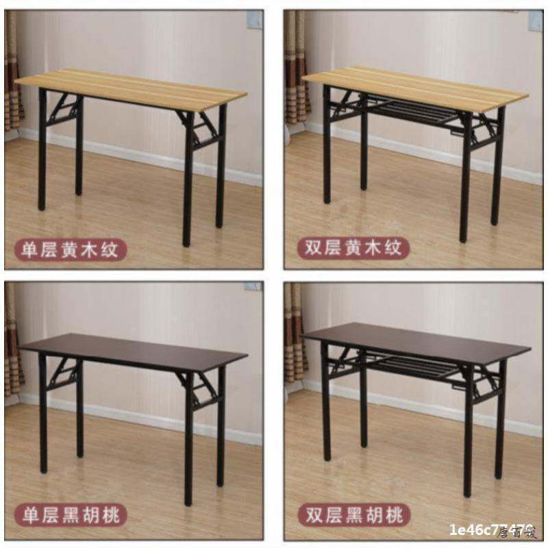 一米二吃饭长桌子靠墙家用餐厅桌长方形加厚型折叠阳台单人高腿
