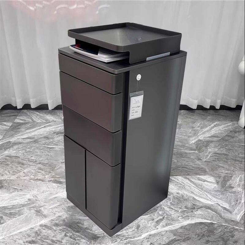 不锈钢美发工具柜发廊专用工具台收纳储物柜带抽屉理发店工具柜