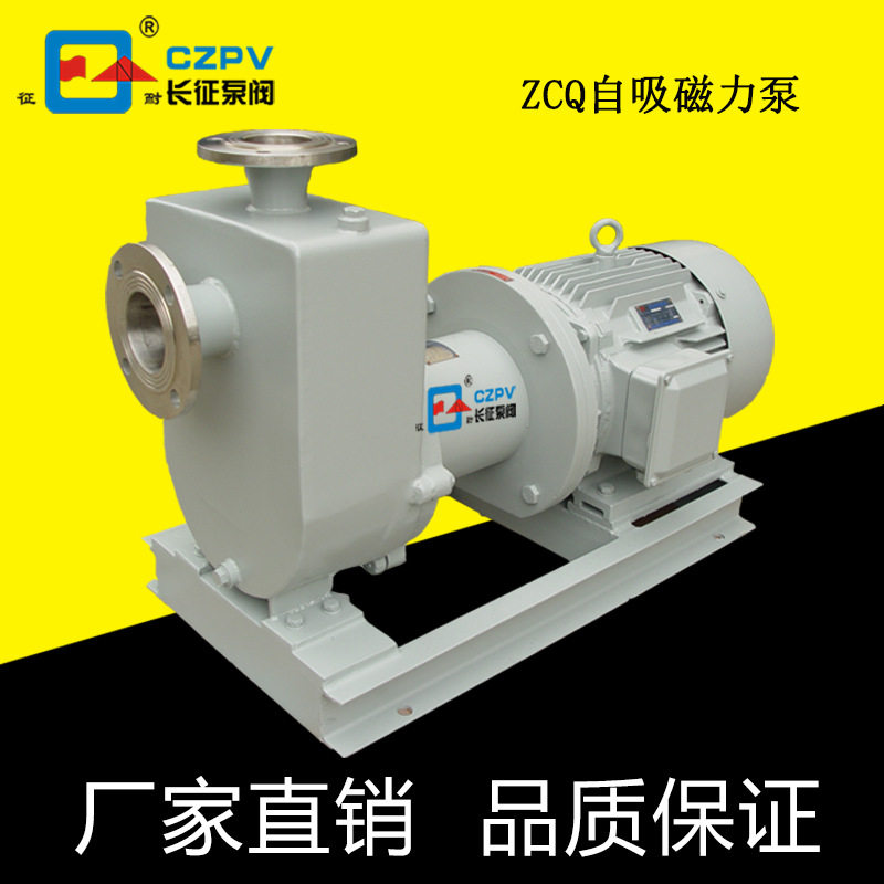 厂家直销ZCQ50-40-160小型自吸式磁力泵无泄漏无轴封泵ZCQ自吸泵