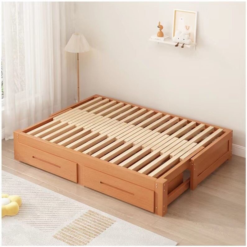 新中式实木沙发床多功能折叠床储物小户型一体两用伸缩床