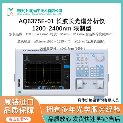 AQ6375E-01 长波长光谱分析仪1200-2400nm 限制型