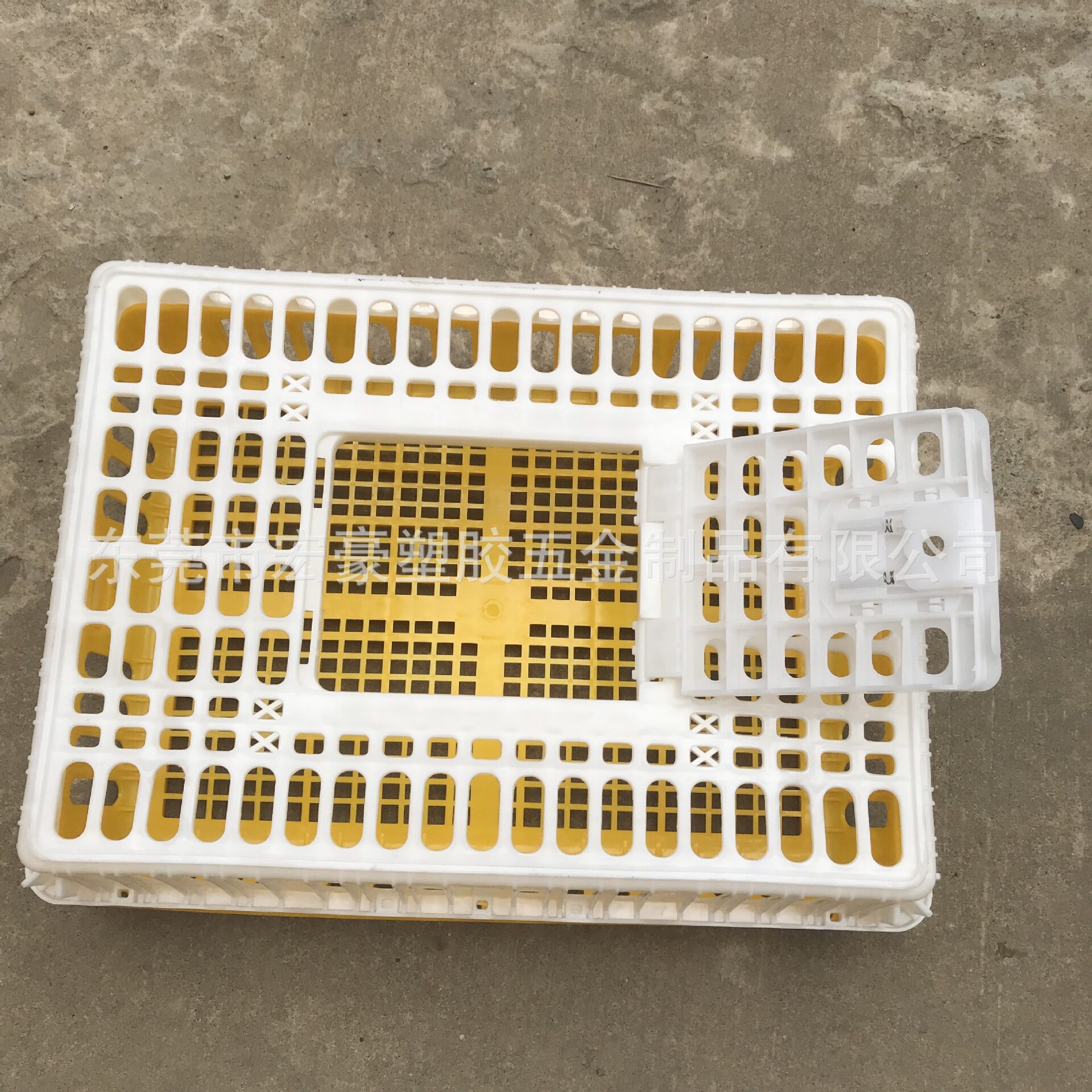 加厚鸡笼塑料养殖运输筐成鸡鸭鹅鸽子兔笼子运输周转养殖塑料鸭笼