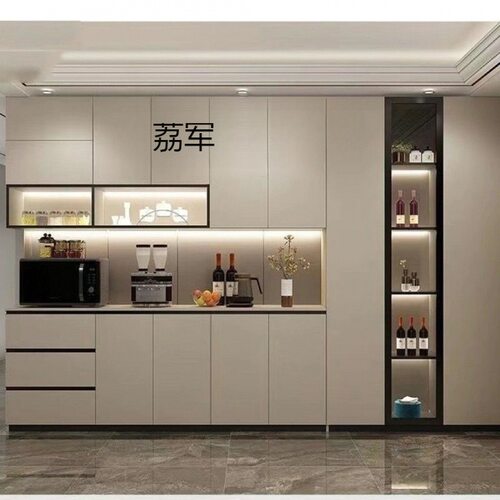 LJLJ酒柜餐边柜一体靠墙现代简约餐厅厨房高柜橱柜客厅大容量储物