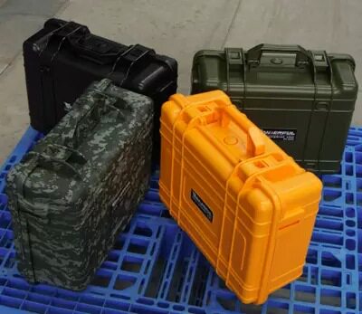 万得福PC-4618 防水防震抗压防潮仪器电子耗材塑胶安全箱中型