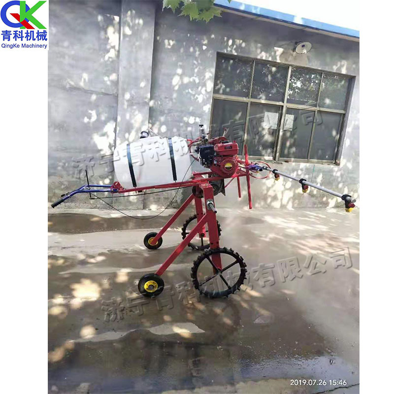 自走式手推打药机 汽油动力病虫害喷药机 园林花卉植物管理机