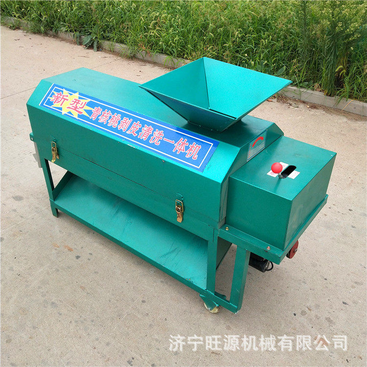 家用核桃去皮机新鲜核桃脱壳机鲜核桃清洗去青皮机