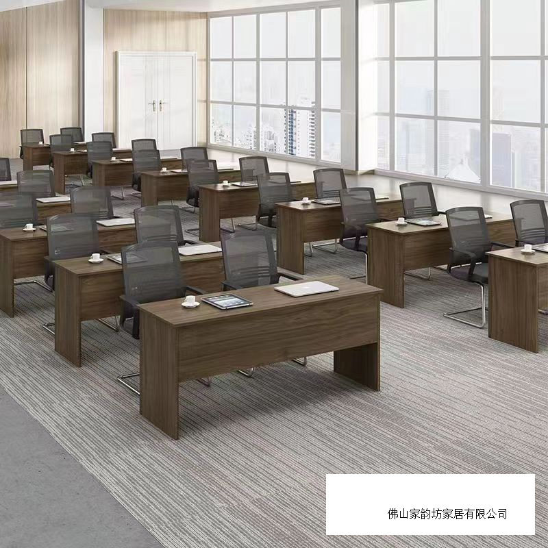 办公家具职员培训桌会议桌长桌校园学生课桌椅组合双人三人条形桌