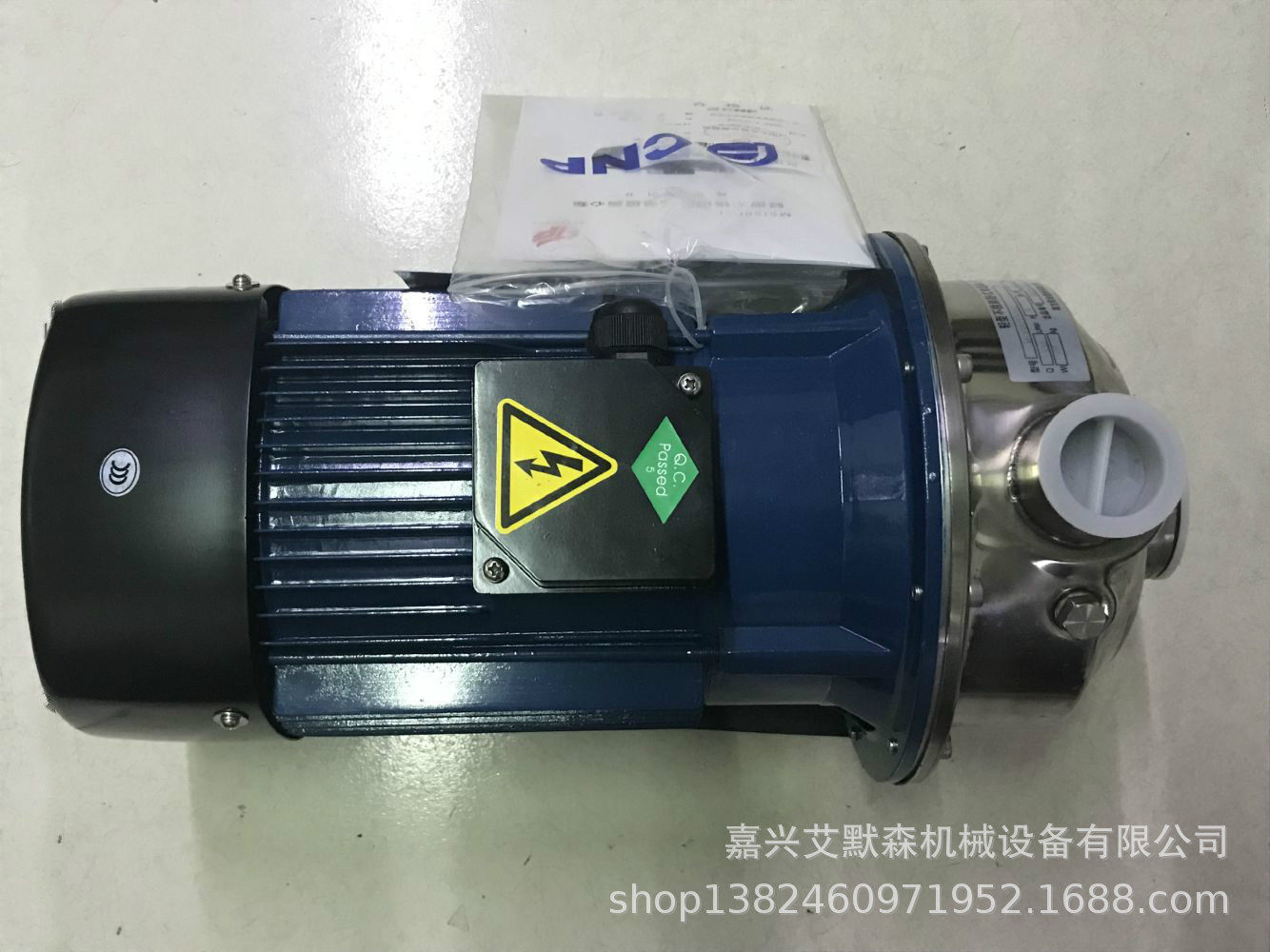 南方泵轻型不锈钢卧式单级离心泵MS100/0.55/1.1材质304及316L