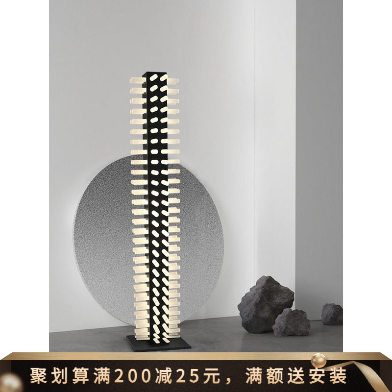 中山工厂展厅设计师售楼处国外款创意复古亚克力装饰客厅别墅落地