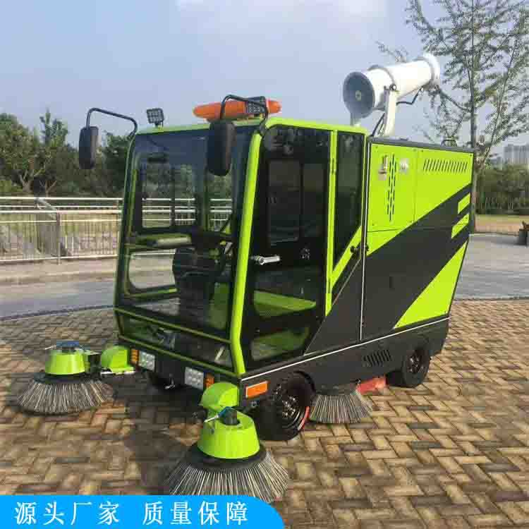 悍博扫地车 学校景区扫地机 全封闭式扫路机