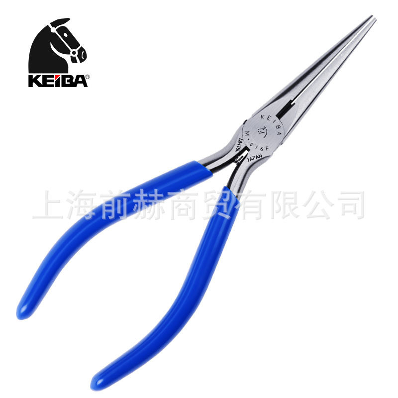 日本KEIBAM-616F尖嘴钳电工钳子无牙钳长咀钳