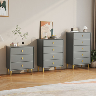 SNAG8003实木斗柜卧室床尾收纳柜现代简约客厅三四五斗抽屉柜原木